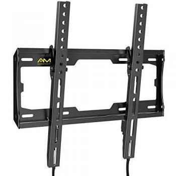 Soporte de Pared para TV Alphamount - Soporte Inclinable para TV para la Mayoría de Televisores Planos y Curvos de 23 a 55 Pulgadas de hasta 45 kg, VESA Máximo de 400 x 400 mm