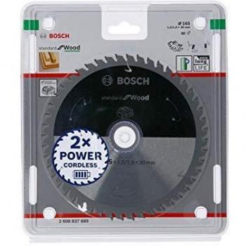 Disco de Sierra Circular Bosch Standard para Madera 165x1,5 mm con 48 Dientes