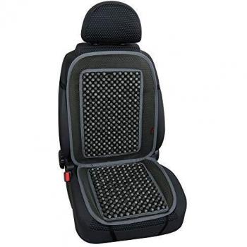 Lampa Generico - Cubre Asiento de Respaldo con Bolitas de Madera Negro para estimular la circulacion sanguinea Fresco. Elegante. Comodo y Saludable 54319