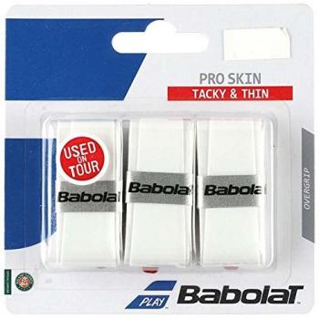 Babolat Pro Skin X 3 Accesorio Raqueta de Tenis, Unisex Adulto, Blanco, Talla Única