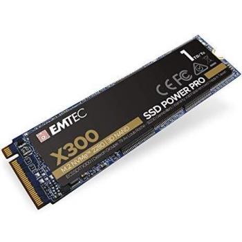 Emtec X300 Power Pro 1TB M.2 NVMe SSD (PCIe Gen 3.0 x4, 2000MB/s Write Speed)