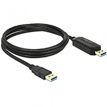 DeLOCK Cable USB 3.0-A a USB 3.0-A de 1,5 m en color negro