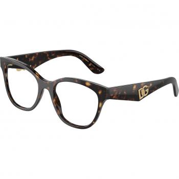 Dolce & Gabbana DG3371 502 Women's Tortoiseshell Panthos Eyeglasses