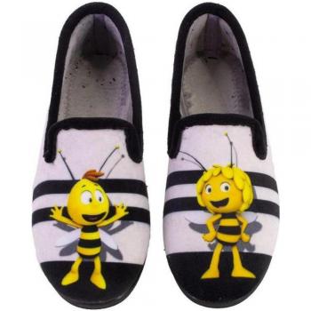 Zapatillas de casa de mujer negro CARMELO RODRIGUEZ 77
