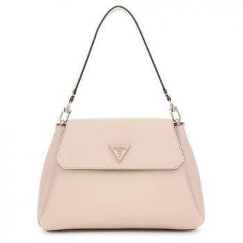 Guess Sora Flap Shoulder Bag 27 cm Beige