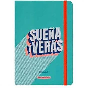 Mr. Wonderful Agenda pequeña clásica 2021-2022 Día visto - Sueña y verás, Multicolor