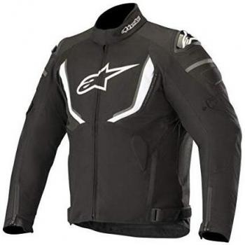 Alpinestars Chaqueta moto T-gp R V2 Waterproof Jacket Negro Blanco, Negro/Blanco, 4XL