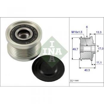 Rueda libre del generador y alternador INA 535 0093 10