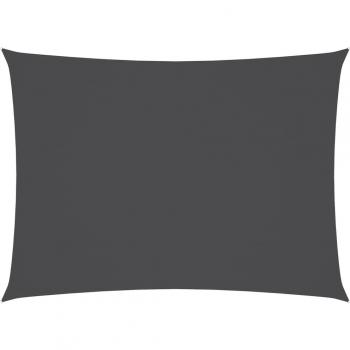 Toldo de vela rectangular Oxford antracita 2,5x4 m