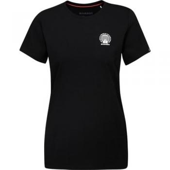 Camiseta de mujer Mammut Massone Emblems manga corta negra - XS