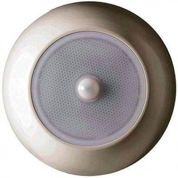 Mr. Beams MB990 UltraBright Wireless Battery Powered Motion Sensing Indoor/Outdoor LED Ceiling Light, 300 Lumens, White