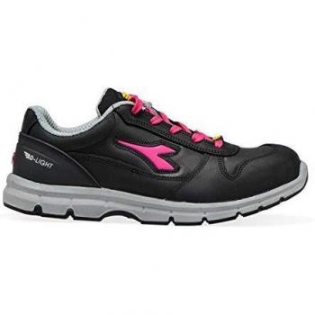 Zapatos de seguridad para mujer Diadora Run II Low S3 SRC ESD negro-fucsia - Talla 38 EU