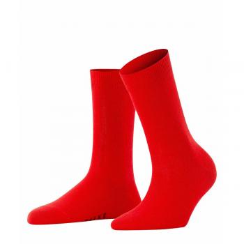 FALKE Women's Family Short Socks - Scarlet - Size 39-42 - Sustainable Cotton Blend