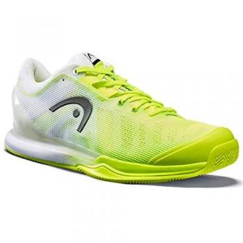 Head Sprint Pro 3.0 Clay Men Zapatillas de Tenis, Hombres, Neon Amarillo/Blanco, 44 EU