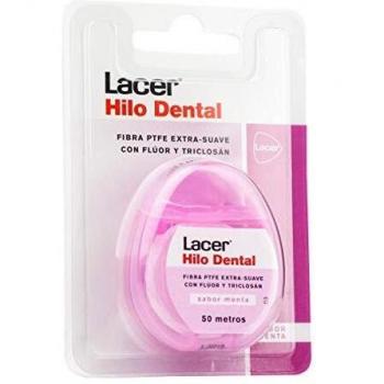 Lacer Extra Soft Dental Floss with Fluoride and Triclosan 50m