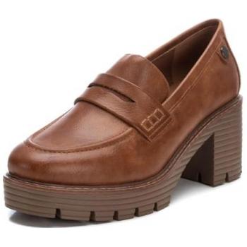 Mocasines de Mujer Refresh 172044 Camel con Tacón Ancho, Talla 38, Estilo Casual y Fiesta