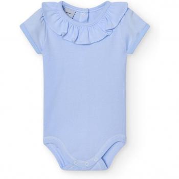 Pack de 2 bodys de bebé cuello volante manga corta 1x1