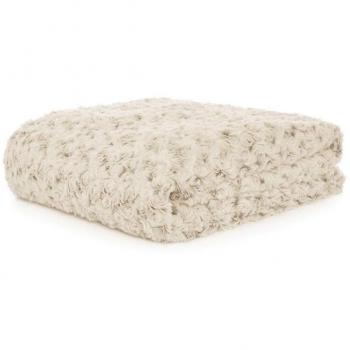 Uzturre Rizo Rizo - Manta interior, unisex, color piedra