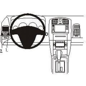 Brodit ProClip - Kit para dispositivos electrónicos compatible con Cadillac SRX 04-05