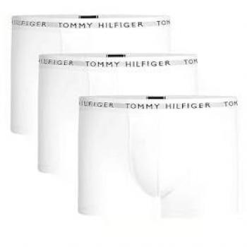 Pack de 3 Boxers Trunk Essentials para Hombre Tommy Hilfiger - Color Blanco, Material Reciclado, Talla S