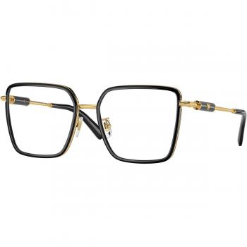 Gafas de Vista Versace VE1294D 1511 para Mujer, Ajuste Asiático, Color Negro, Tamaño 55, Mariposa
