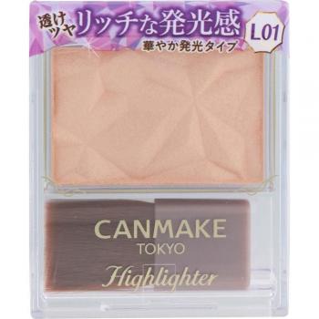 Iluminador en polvo Canmake H L01 Champagne Gold 4.5g
