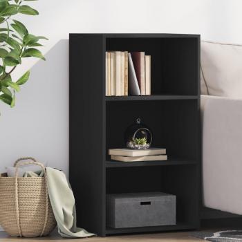 Aparador negro de madera multicapa 50x41x93 cm