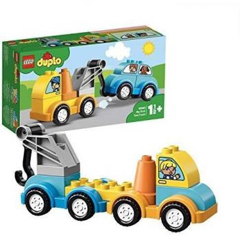 LEGO Duplo My First - Mi Primer Camión Grúa, Juguete de Construcción Educativo de 1 a 2 Años