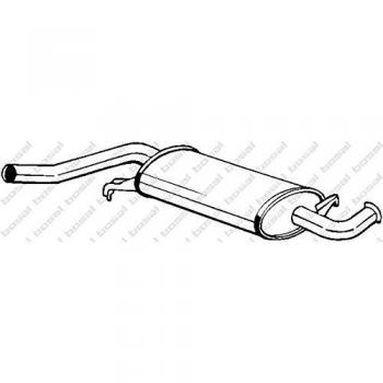 Bosal 105-971 Middle Silencer
