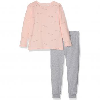 NAME IT Nmfnightset AOP Noos Pijama, Strawberry Cream, 98 para Niñas