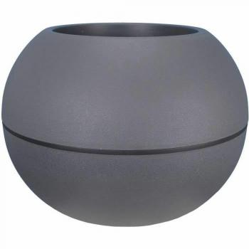 Maceta Riviera Gris Redondo Bola Ø 40 cm