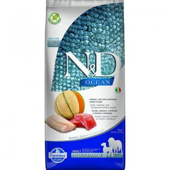 Farmina N&D Ocean Salmon Bacalao y Melón 12 kg