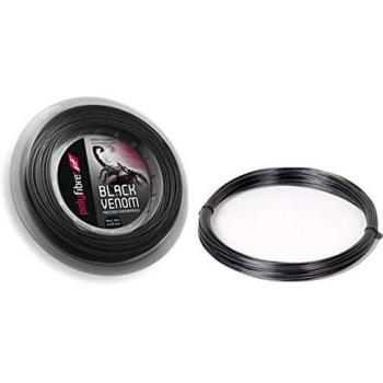 Polyfibre Negro Venom Juego de Cuerdas para, Unisex, Black Venom, Negro, 1.25 mm/12.2 m