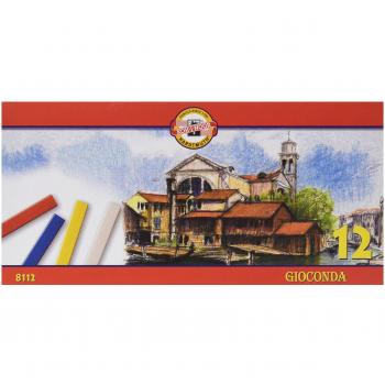 Set de 12 crayones de aceite Gioconda - Colores vibrantes y duraderos