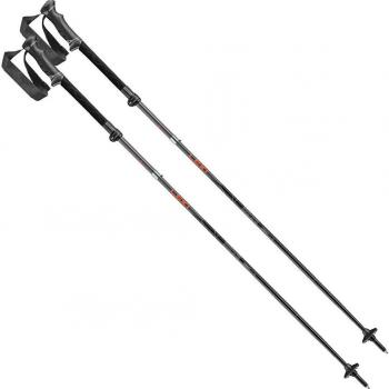 Leki Legacy FX TA Adjustable Trekking Poles 110-130 cm Silver Gray/Bright Red/Black