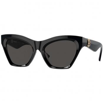 Burberry BE4420U Cat Eye Women's Sunglasses Black 55mm Size 300187