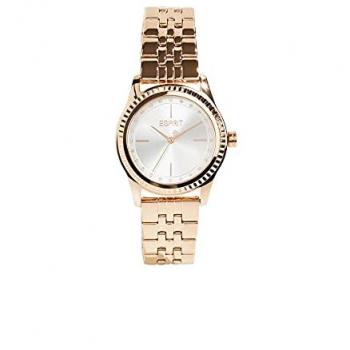 Reloj Analógico de Mujer Esprit ES1L222M0075 - Transparente, Rosa Oro, Acero Inoxidable