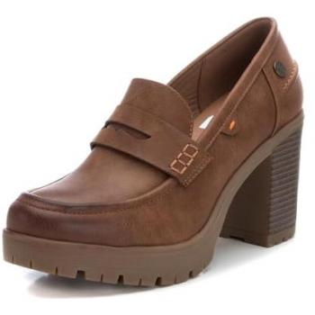 Mocasines Refresh para Mujer Marrón 172253 con Tacón Alto de 5 a 8cm, Suela Flexible, Estilo Casual y Clásico