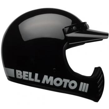 Casco de motocross Bell Moto-3 Classic Negro 2XL