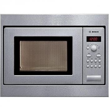 Microondas empotrable Bosch HMT75M551 de acero inoxidable, 50 cm de ancho
