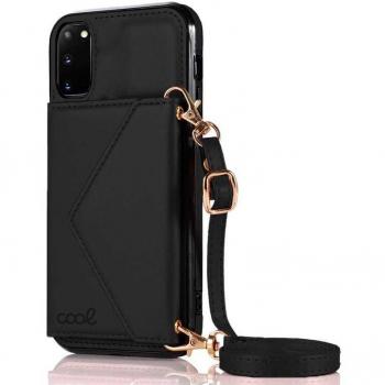 Funda Colgante Wallet Negra Cool para Samsung Galaxy S20