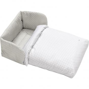 Alondra 658-201 - Saco minicuna de colecho bebé y colecho cama, color gris