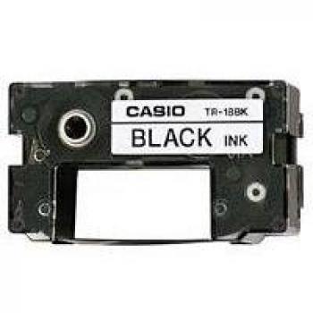 Casio TR-18BK Black Ribbon Tape - Cinta de impresoras matriciales