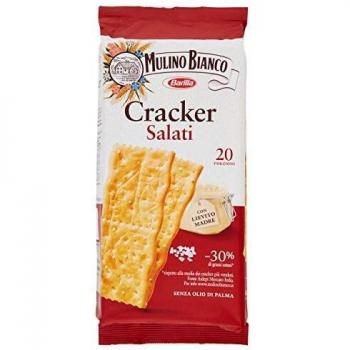 Barilla 3X Mulino Bianco 20 x Salted Crackers Packs 500g. Italian!
