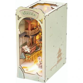 Falling Sakura 3D Wooden Book Nook DIY Kit