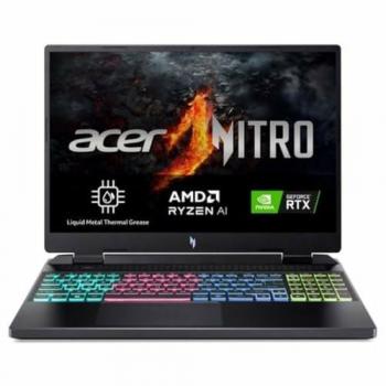 Laptop Acer Gaming Nitro V 16 ANV16-41, Procesador AMD Ryzen 7 8845HS, Memoria RAM de 32 GB, Almacenamiento SSD de 1 TB, Tarjeta gráfica Nvidia Geforce RTX 406