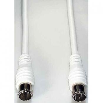 Cable Coaxial F de 1,5m con Conexiones Niqueladas - FAS 15, 75 Ohm