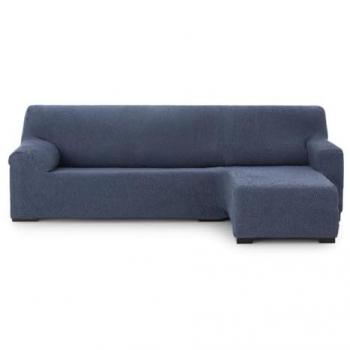Funda para chaise longue de brazo corto derecho Eysa THOR Azul 110 x 110 x 310 cm