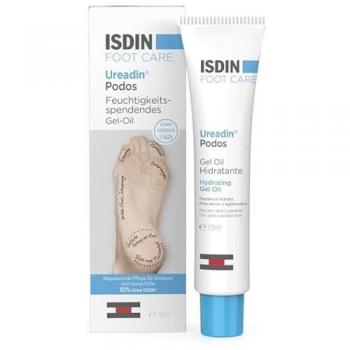 ISDIN Ureadin Podos Gel Oil Hidratante 75 ml - Gel oil hidratante para talones y pies secos, repara y nutre la piel