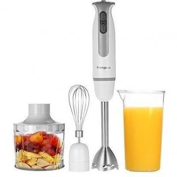 Homgeek MY-1002S-2 - Conjunto de Batidora De Mano Multiuso,2 Velocidades,300W,Color Blanco
